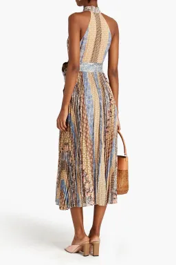 Zimmermann The Zimmerman Sunray Picnic Dress in Tiled Stripe Size 3/AU 14 for rent on The Volte - image 2