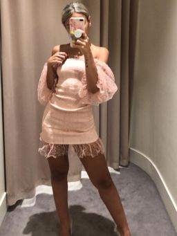 Alice McCall Amora Rouch Dress Blush 6 for rent on The Volte - image 2