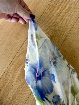 Zimmermann Natura Draped size 12 purple floral for rent on The Volte - image 4