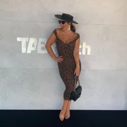 Majorelle Tabitha Midi Dress Print Size 10 for rent on The Volte - image 3