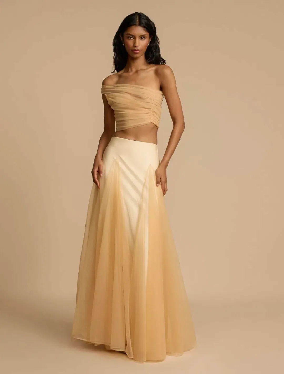 Arcina Ori Violetta Set Champagne Size AU 8 for rent on The Volte - main image