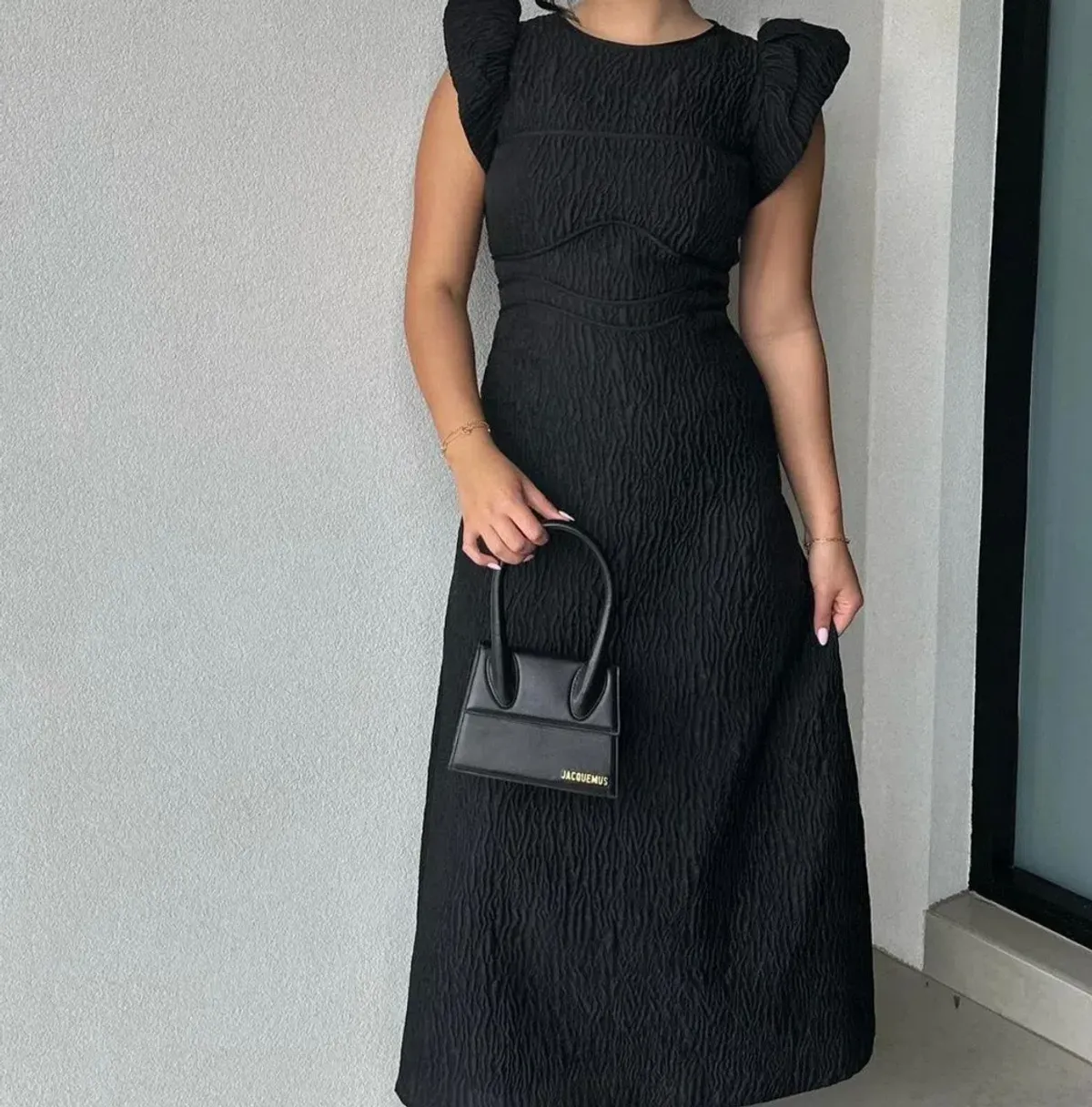 Rachel Gilbert Sophy Dress Black Size 5/Au 16 for rent on The Volte - main image