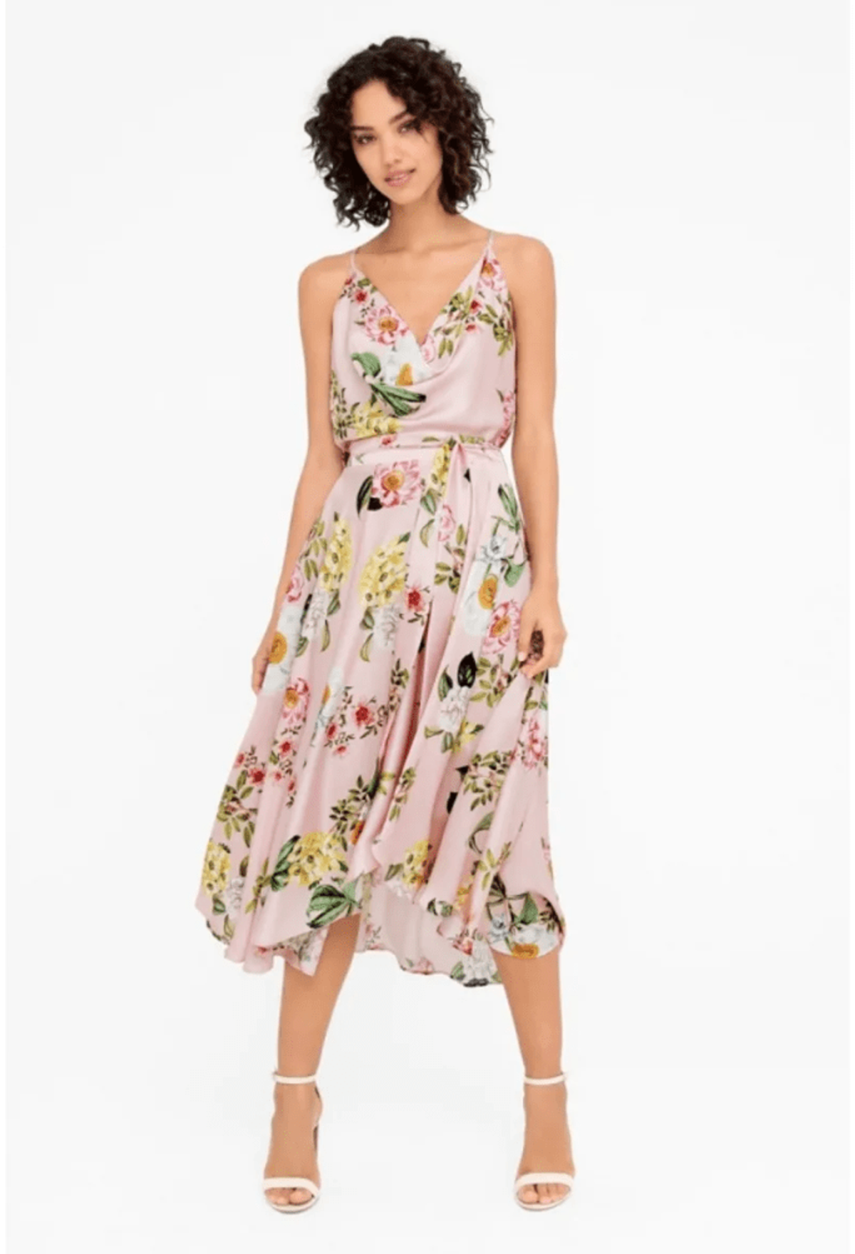 Sheike High Tea Dress Blush Floral Size 6 - Image 1