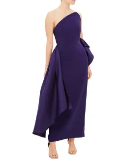 Solace London Nala Midaxi Draped Dress in Amethyst Purple Size 10 for rent on The Volte - image 6