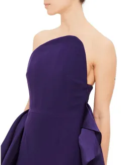 Solace London Nala Midaxi Draped Dress in Amethyst Purple Size 10 for rent on The Volte - image 4