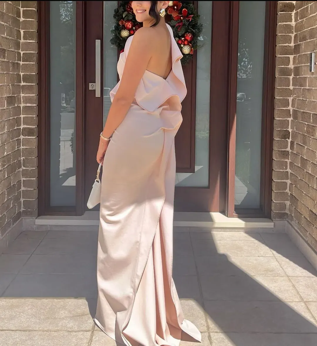 Maticevski Instrumental Gown Blush Pink Size 10 for rent on The Volte - main image