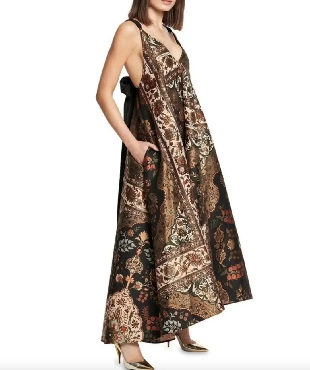 Sass and Bide Around The Moon Maxi Dress Multi Size 44 / AU 14 for rent on The Volte - main image