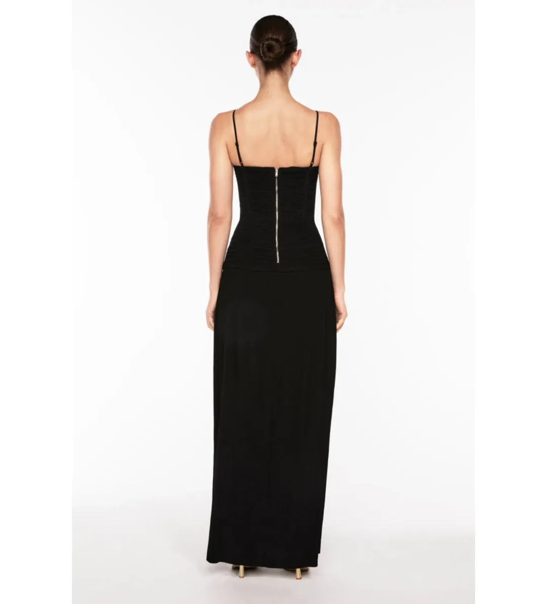 Manning Cartell Double Time Pleat Dress Black Size 6 for rent on The Volte - main image