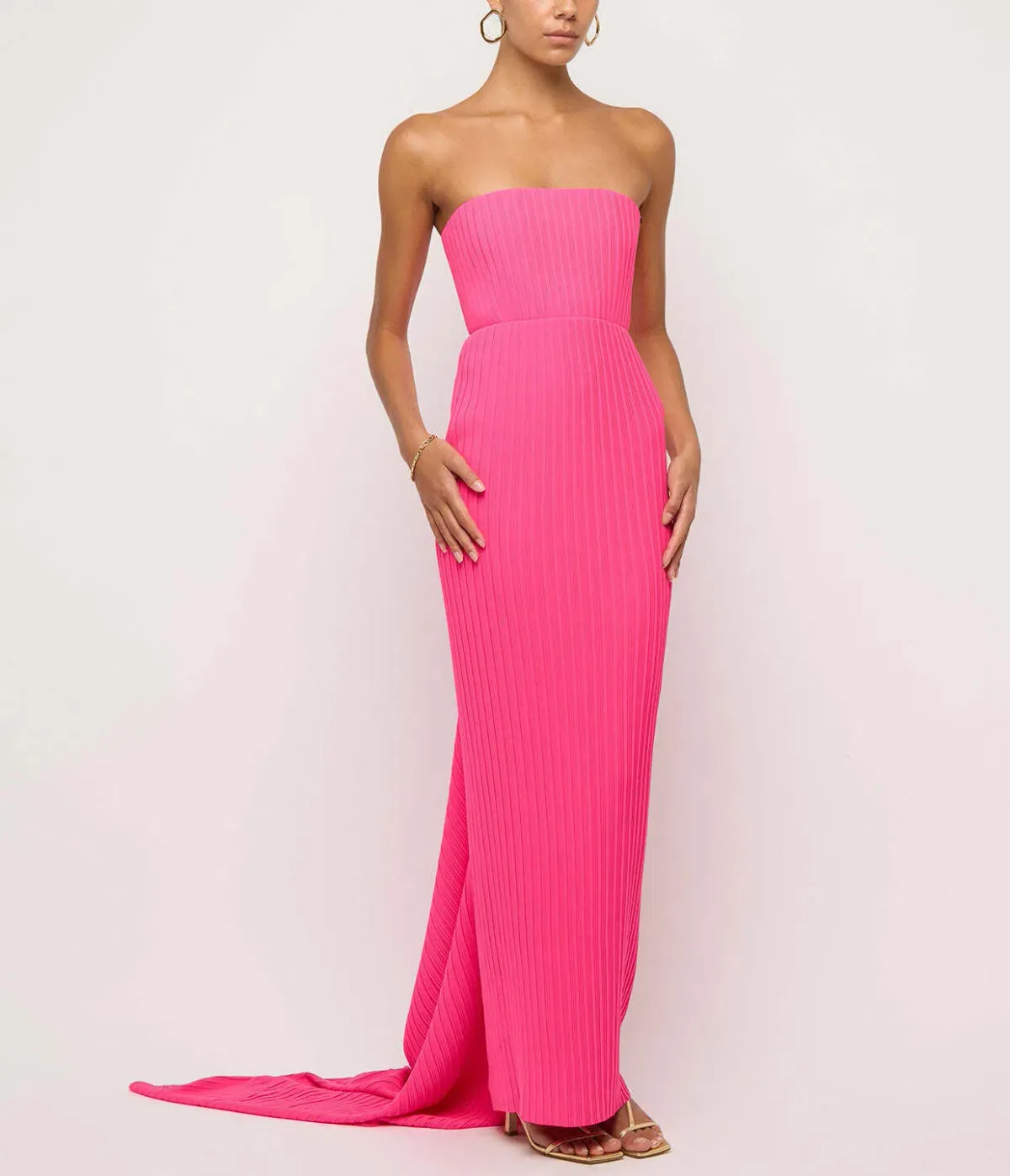 Solace London Harlee Maxi Dress Pink Size 6 - Image 2