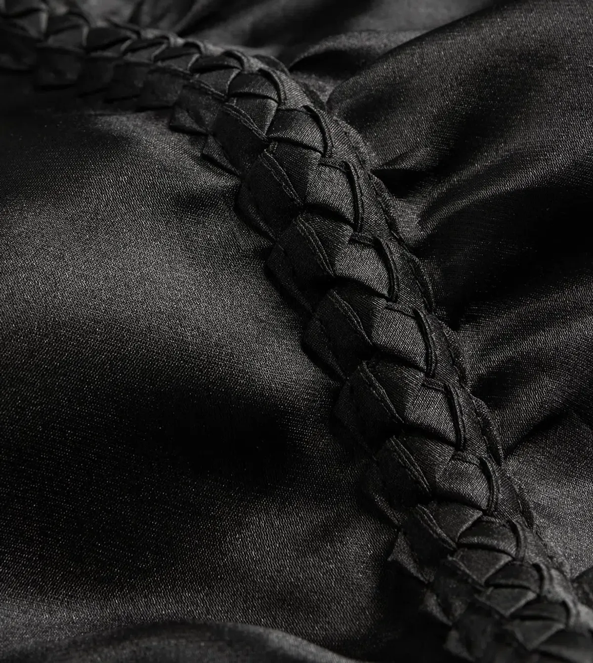 Aje Riviera Braided Midi Dress Black Size 6 - Image 4