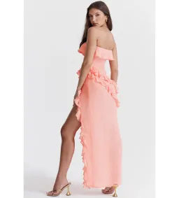 House of CB Sarina Maxi Dress Apricot Size 6 for rent on The Volte - image 2