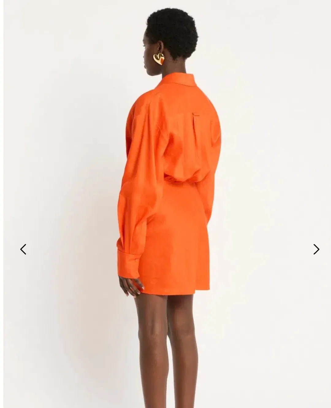 Sass and Bide Club Nocturno Mini Dress Blood Orange Size 12 for rent on The Volte - main image