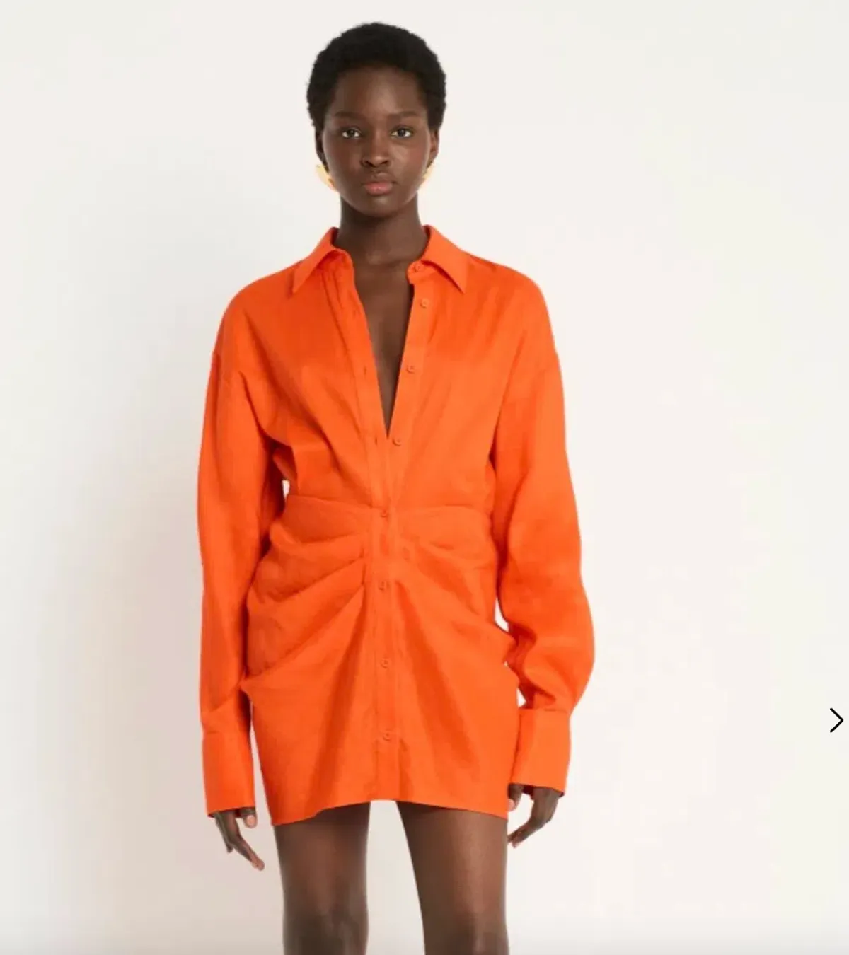 Sass and Bide Club Nocturno Mini Dress Blood Orange Size 12 - Image 2
