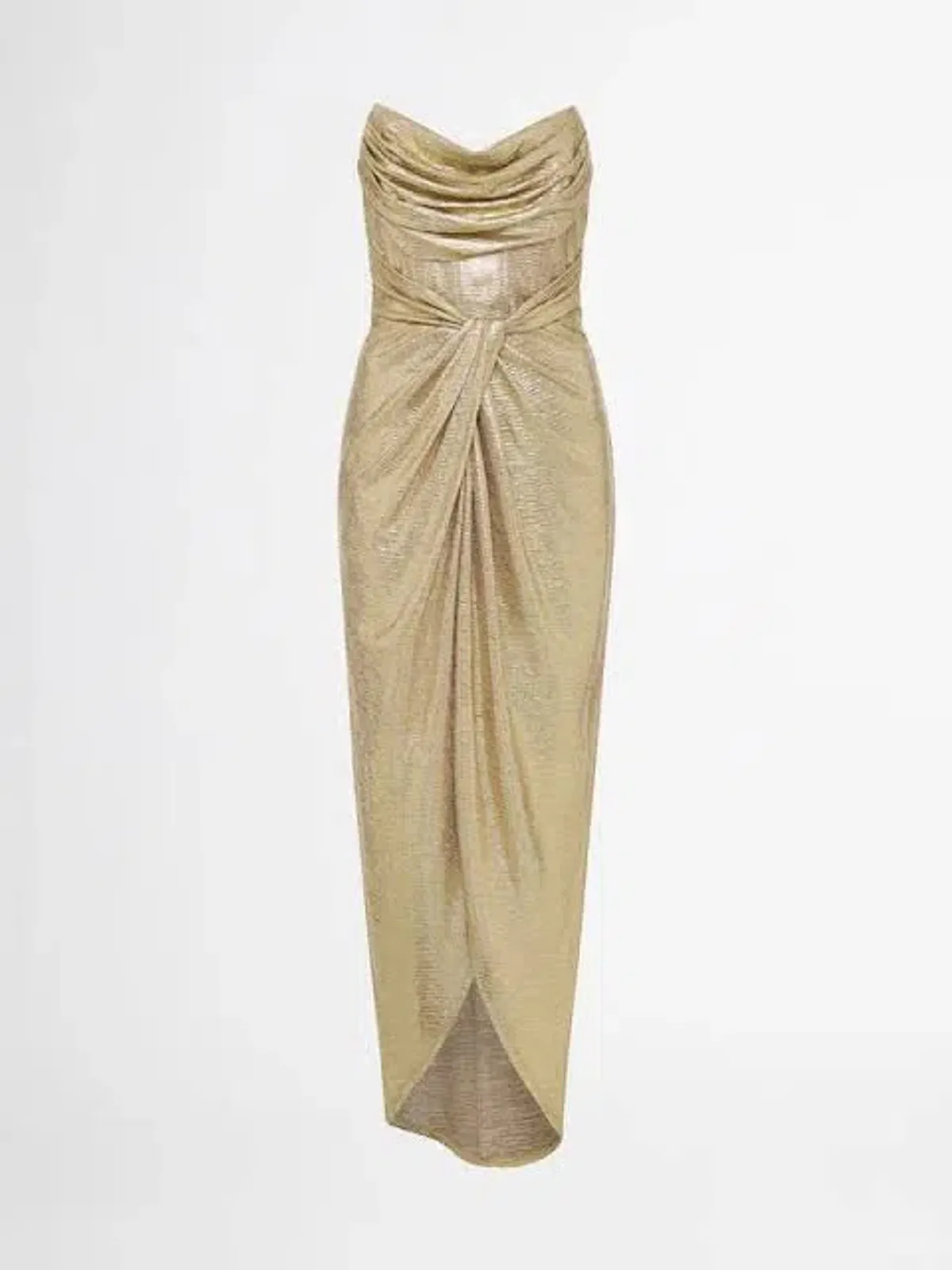 Sheike Cosmopolitan Dress in Gold Size 14 - Image 7