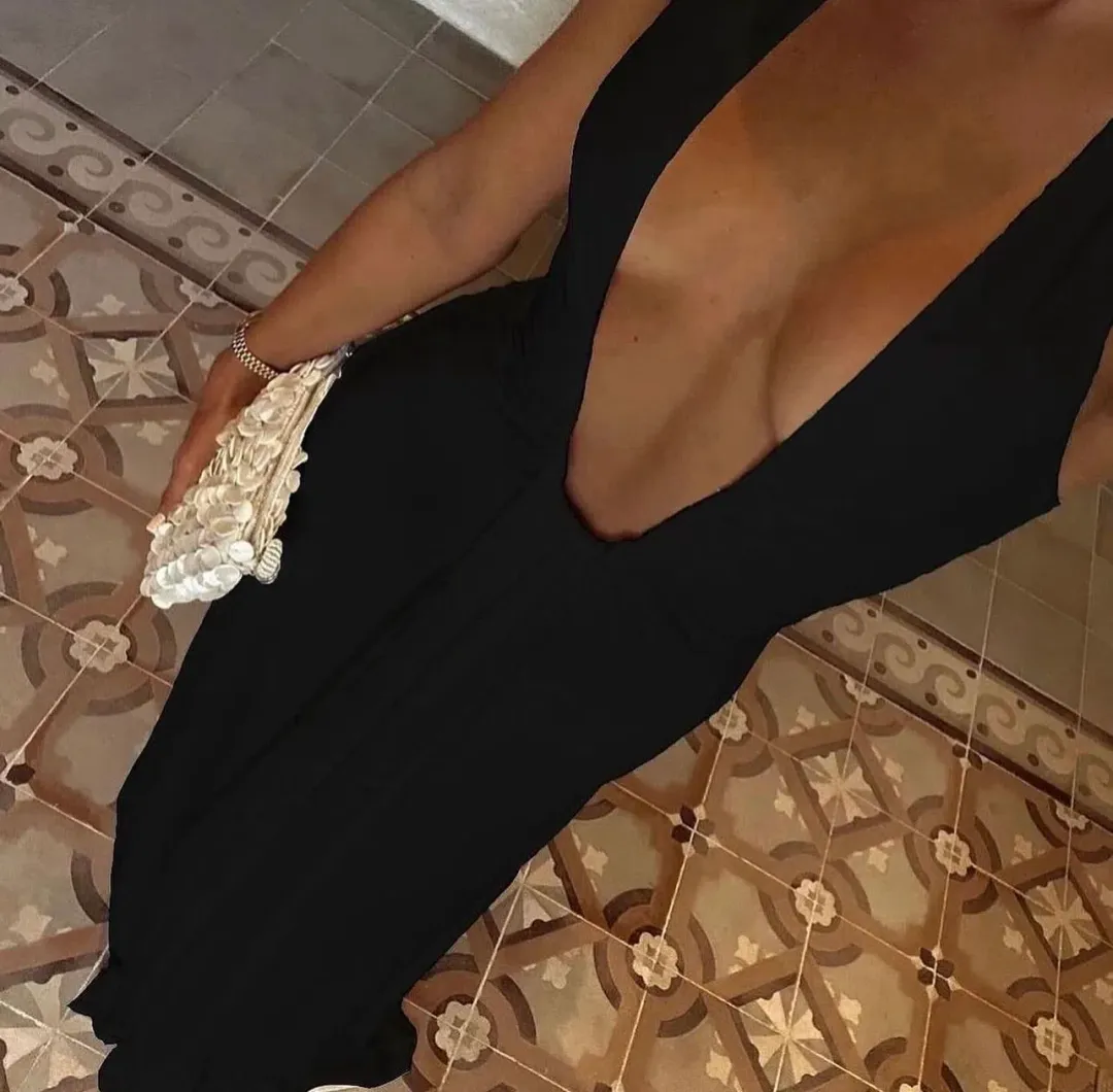 Misha Jennifer Crupo Maxi Black Size 8 for rent on The Volte - main image