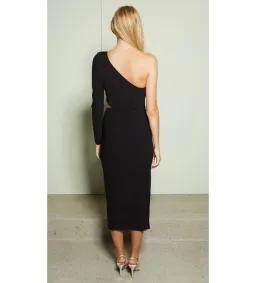 BEC + BRIDGE BLACK ELKE ASYM MIDI DRESS for rent on The Volte - image 2