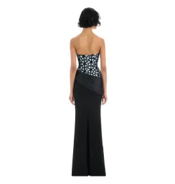 Eliya the Label Sidonia Gown Black/Blue Size XL / AU 14 for rent on The Volte - image 2