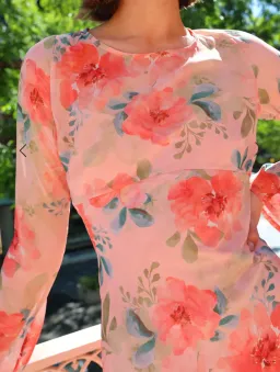 Ownley Valentina Maxi Dress in Watermelon Size L / AU 12 for rent on The Volte - image 2