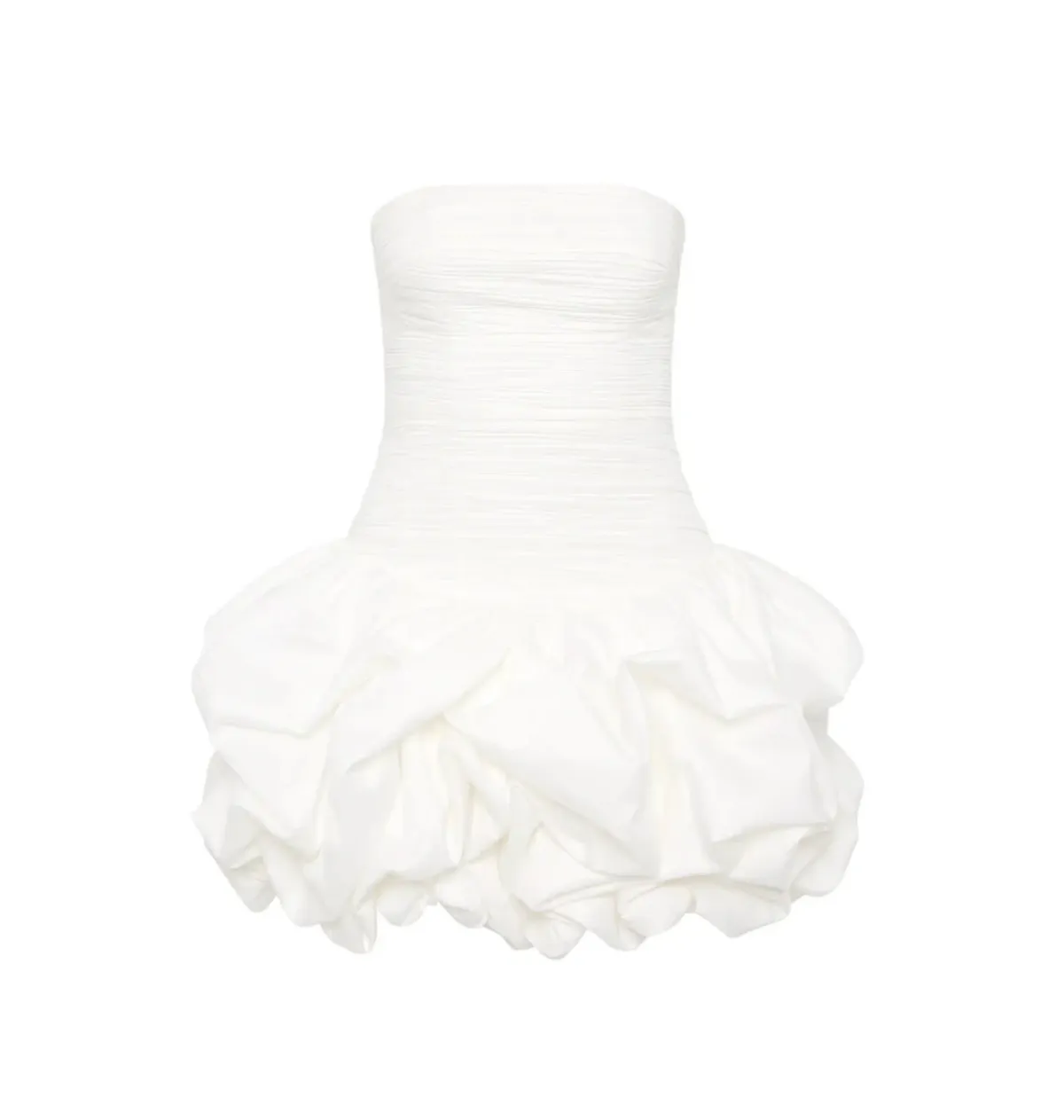Aje Violette Bubble Hem Mini Dress in Ivory Size AU 10 - Image 6