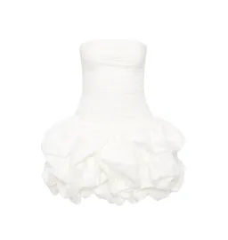 Aje Violette Bubble Hem Mini Dress in Ivory Size AU 12 for rent on The Volte - image 6