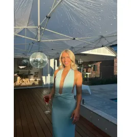 Deconduarte Georgia Dress Blue Size AU 6 for rent on The Volte - image 2