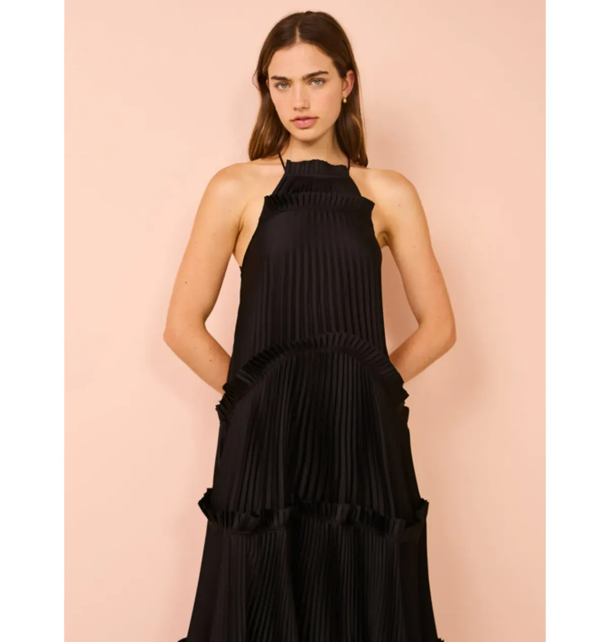 Acler Bassett Gown in Black Size AU 8 - Image 3