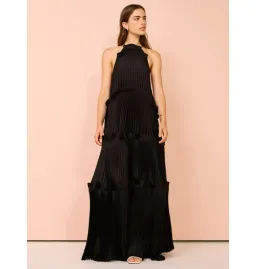 Acler Bassett Gown in Black Size AU 8 for rent on The Volte - image 2