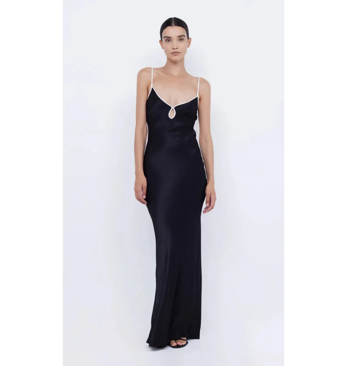 Bec & Bridge Cedar City Maxi Dress Black/Ivory Size AU 8 - Image 1