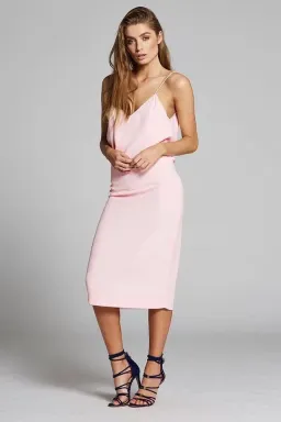 Maurie & Eve Anki Dress Pink Size 8 for rent on The Volte - image 1