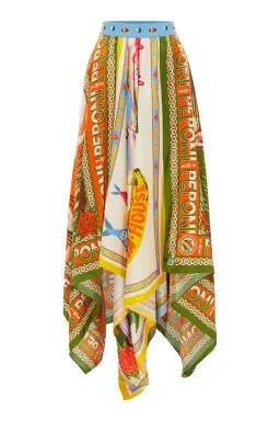 Alemais Samaki Scarf Top & Paradiso Silk Scarf Skirt Set Multi Size 10 AU for rent on The Volte - image 18