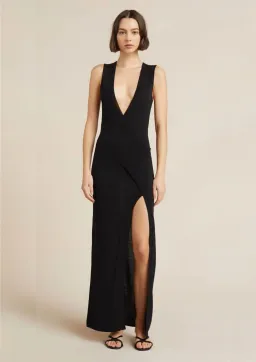 Bec & Bridge Janet Knit Maxi Dress Black Size 12 for rent on The Volte - image 1