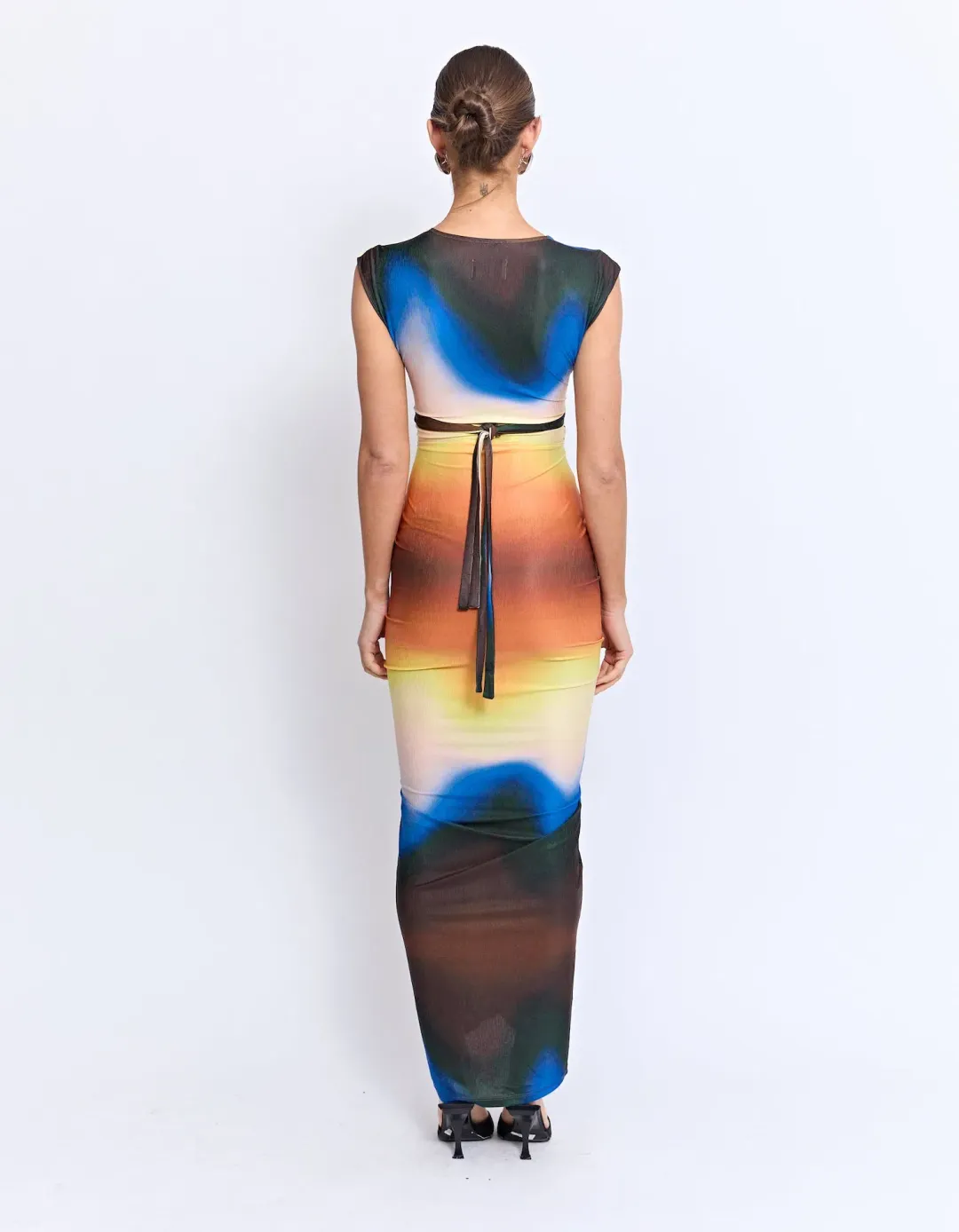 Pfeiffer Lexington Midi Dress Earth Size 8 for rent on The Volte - main image