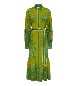Alemais Solaris Shirtdress Olive Size 14 for rent on The Volte - image 3