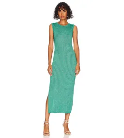 Spell Mercury Knit Maxi Dress Emerald Size 8 for rent on The Volte - image 1