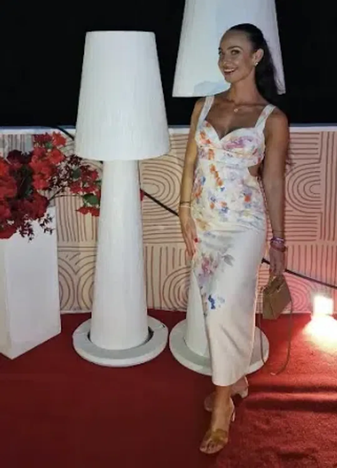 Zimmermann The Crush Midi Dress in Multi Floral Size 1/Au 10 for rent on The Volte - main image