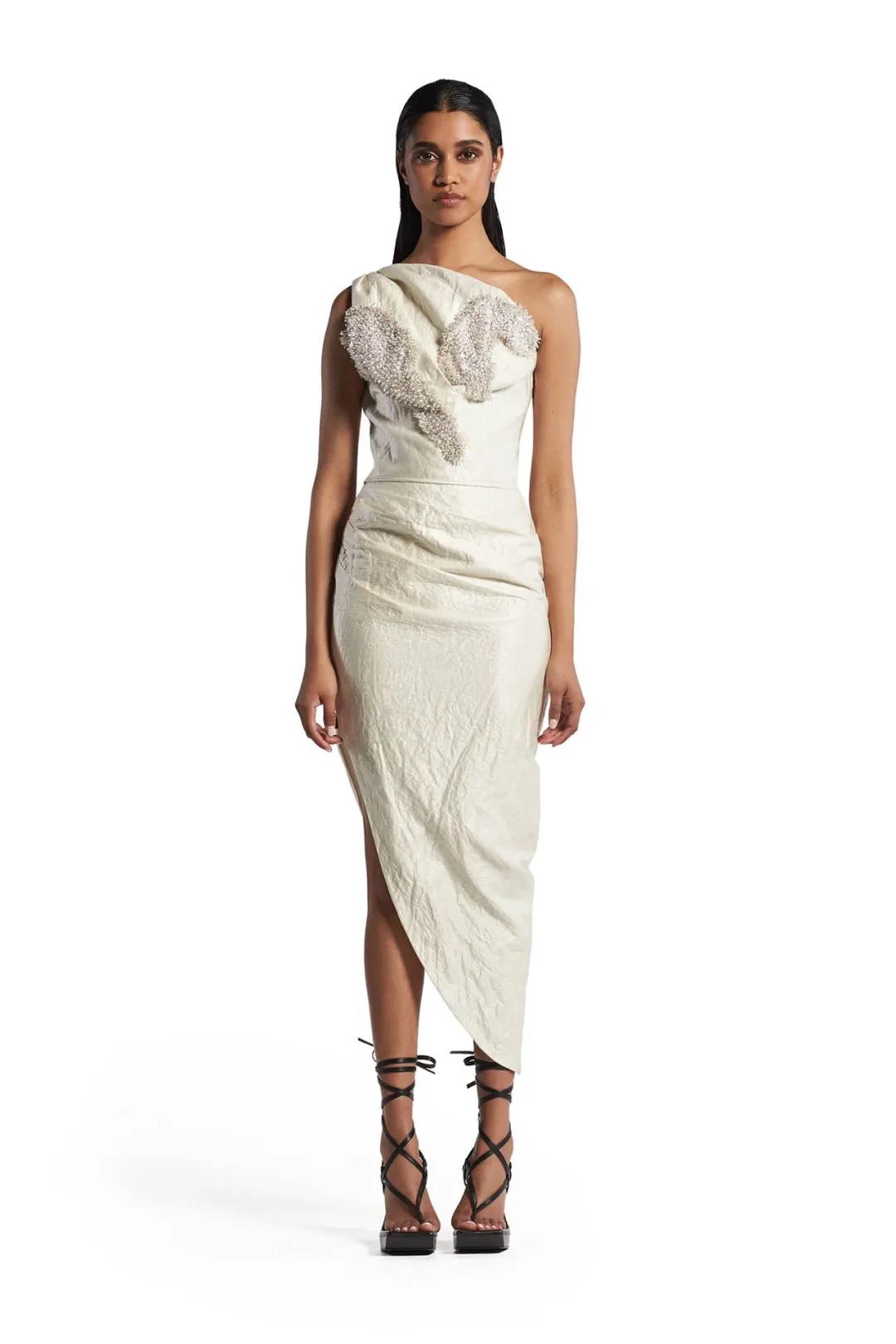 Maticevski Cologne Top & Skirt Set Pearl Crush Size 8 for rent on The Volte - main image