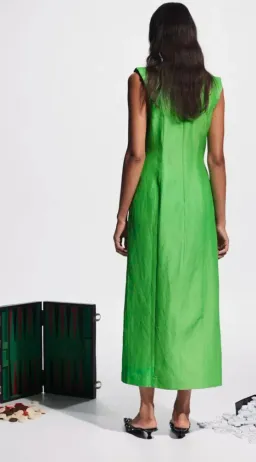 Alemais Dazzle Midi Dress Green Size 12 for rent on The Volte - image 2