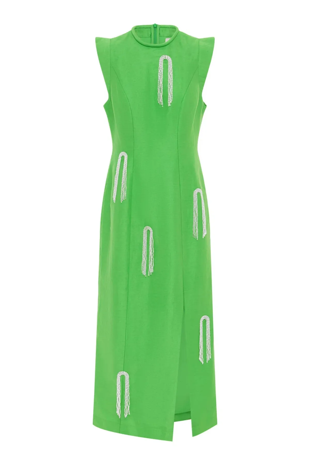Alemais Dazzle Midi Dress Green Size 12 - Image 3