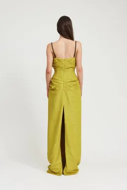 Tojha Ellison Maxi Dress Yellow Size 6 for rent on The Volte - image 2