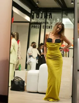 Tojha Ellison Maxi Dress Yellow Size 6 for rent on The Volte - image 5