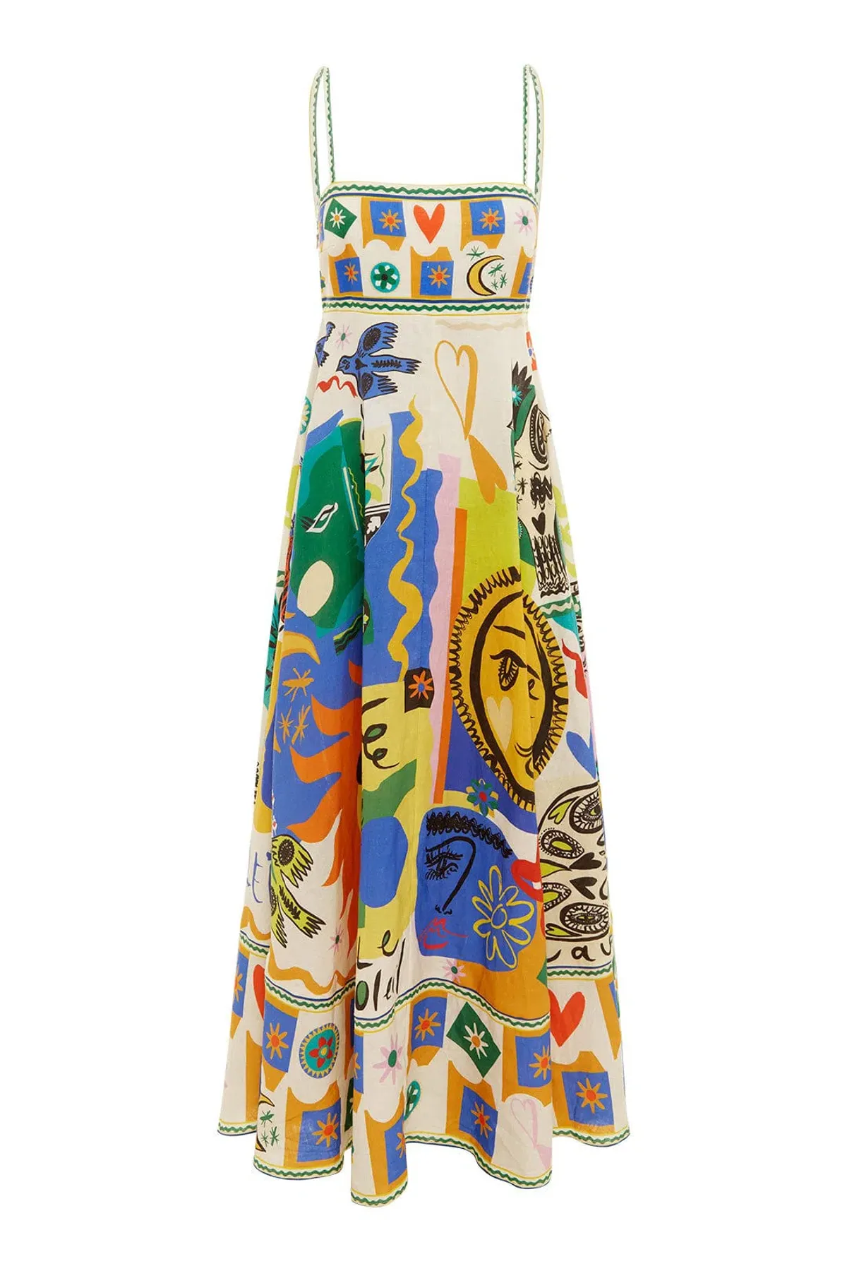 Alemais Soleil Sundress Print Size 8 - Image 3