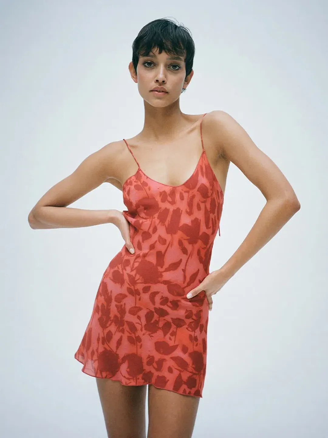 Realisation Par The Luz Mini Dress in Havana Print Size L / AU 12 for rent on The Volte - main image