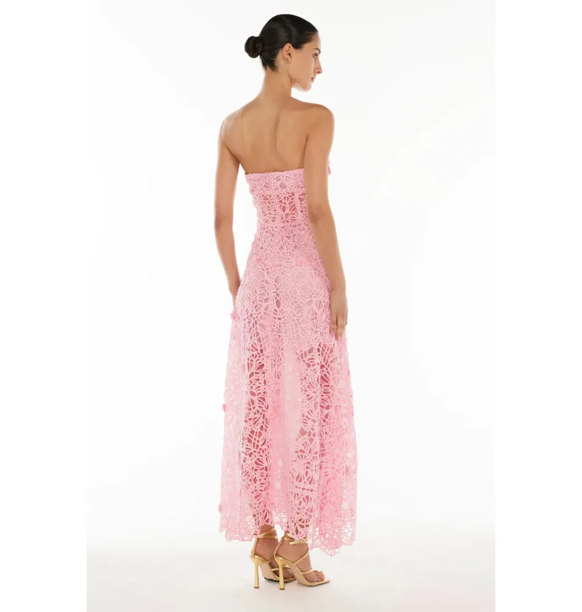 Manning Cartell Tea Ceremony Maxi Dress Pink Size AU 10 - Image 4