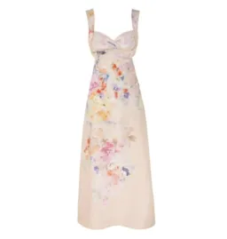 Zimmermann Crush Midi Dress in Multi Floral Size 1 / AU 10 for rent on The Volte - image 3