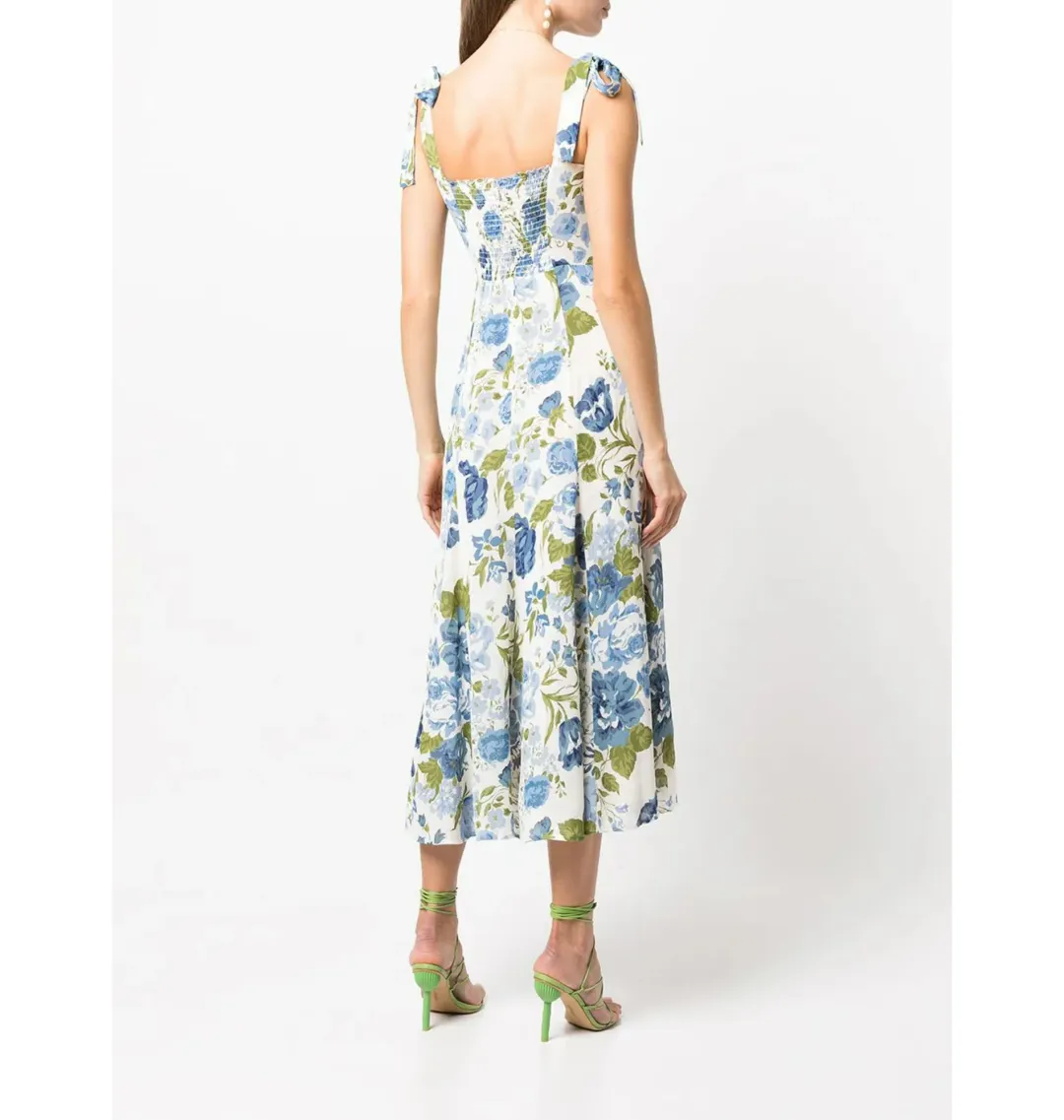 Reformation Nadira Dress Floral Size AU 8 for rent on The Volte - main image