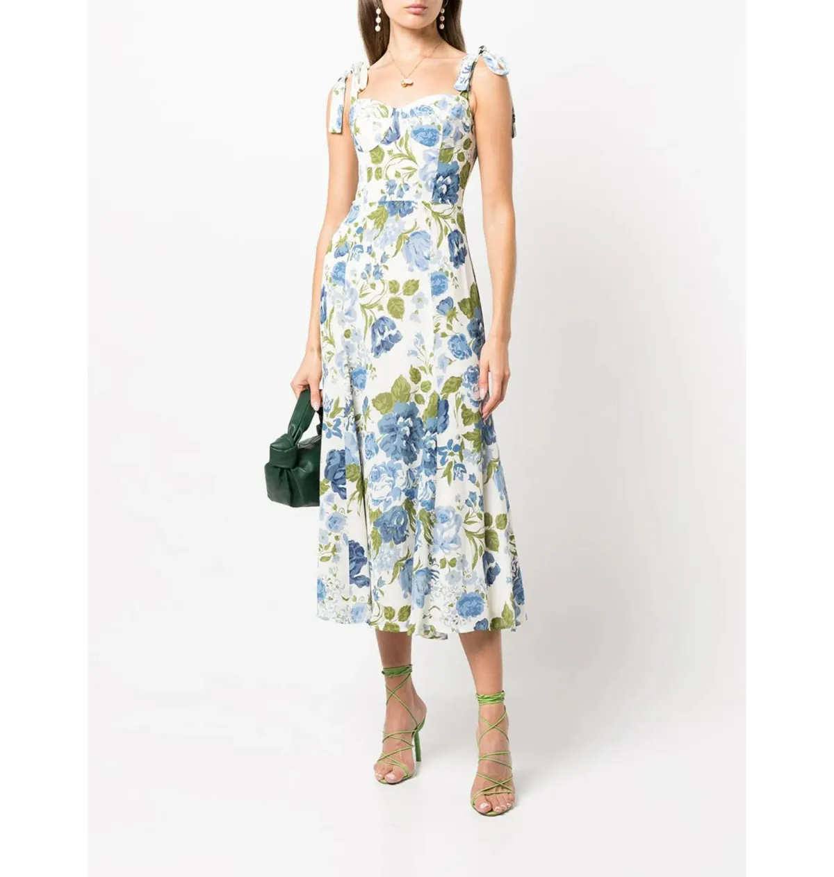 Reformation Nadira Dress Floral Size AU 8 for rent on The Volte - main image