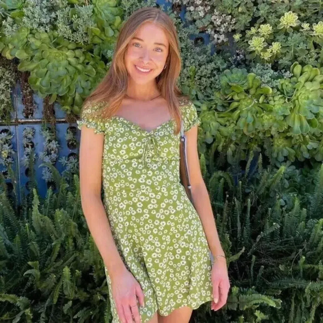 Reformation Pacey Dress Lemon Print Size AU 12 for rent on The Volte - main image