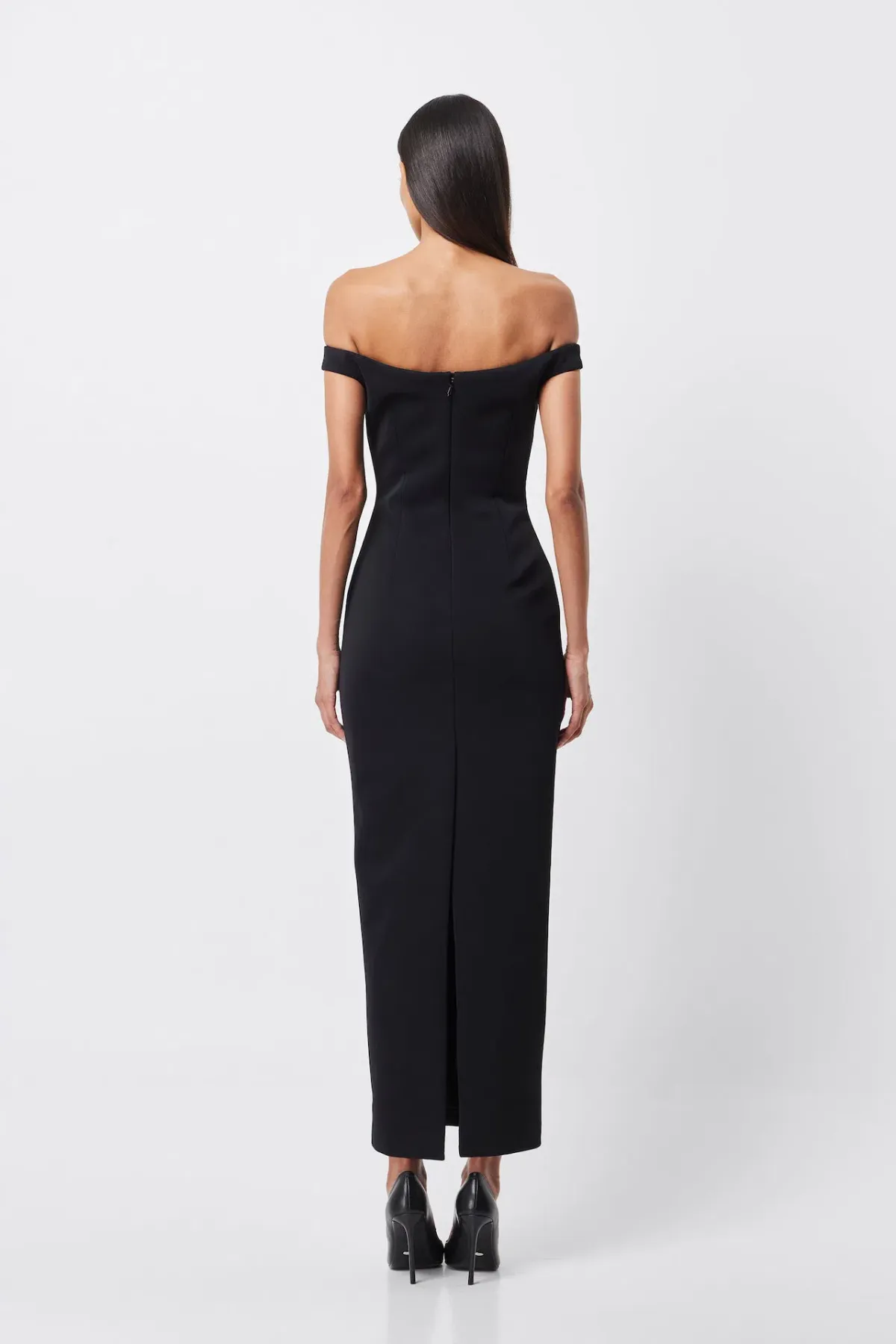 Mossman Imperial Midi Dress Black & White Size 8 - Image 3