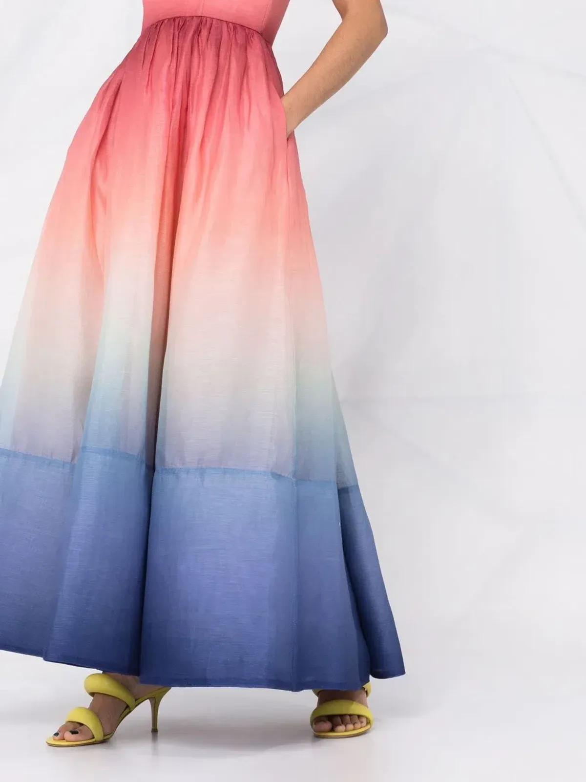 Zimmermann Ombre Sunset Postcard Resort Dress Ombre Dawn Size 0/Au 8 - Image 2