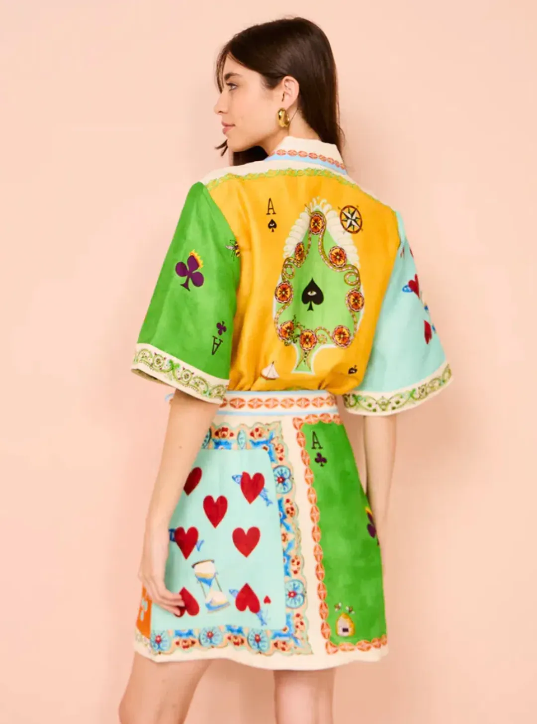 Alemais Rummy Mini Dress Multi Size 8 for rent on The Volte - main image